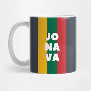 Jonava City in Lithuanian Flag Mug